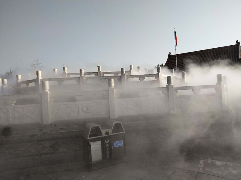 河南周口·太清宫开启【景观喷雾装置】(图2)