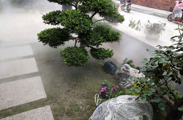 江苏扬州·花园别墅安装【雾森系统】(图1)
