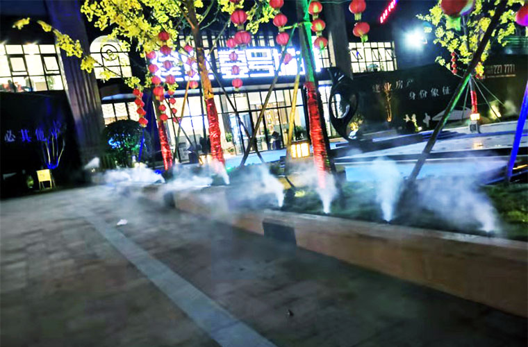 河南安阳·建业壹号城邦灯光【雾森】安装(图2)