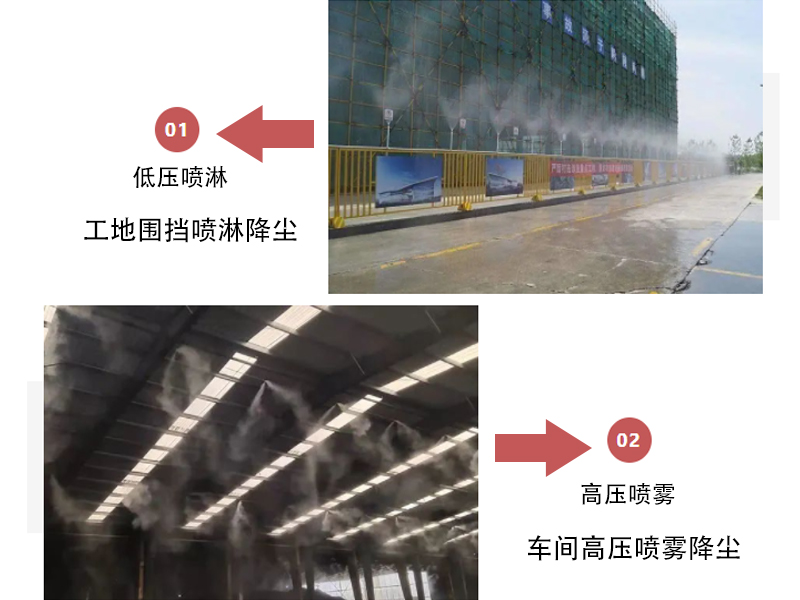 低压喷淋除尘设备和高压喷雾除尘设备有何区别？