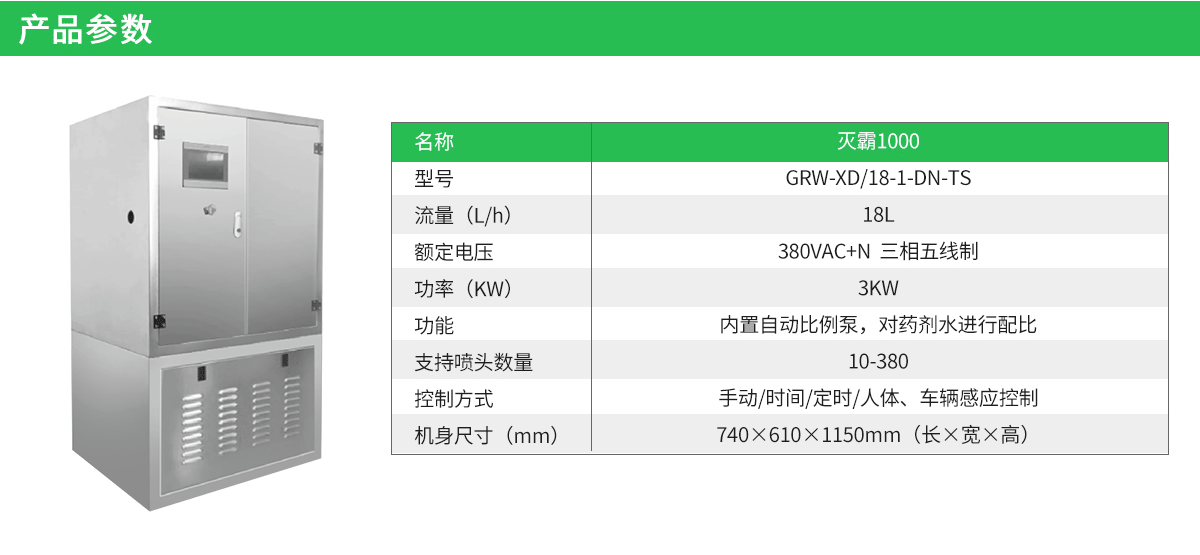 灭霸1000 高压喷雾系统(图1)